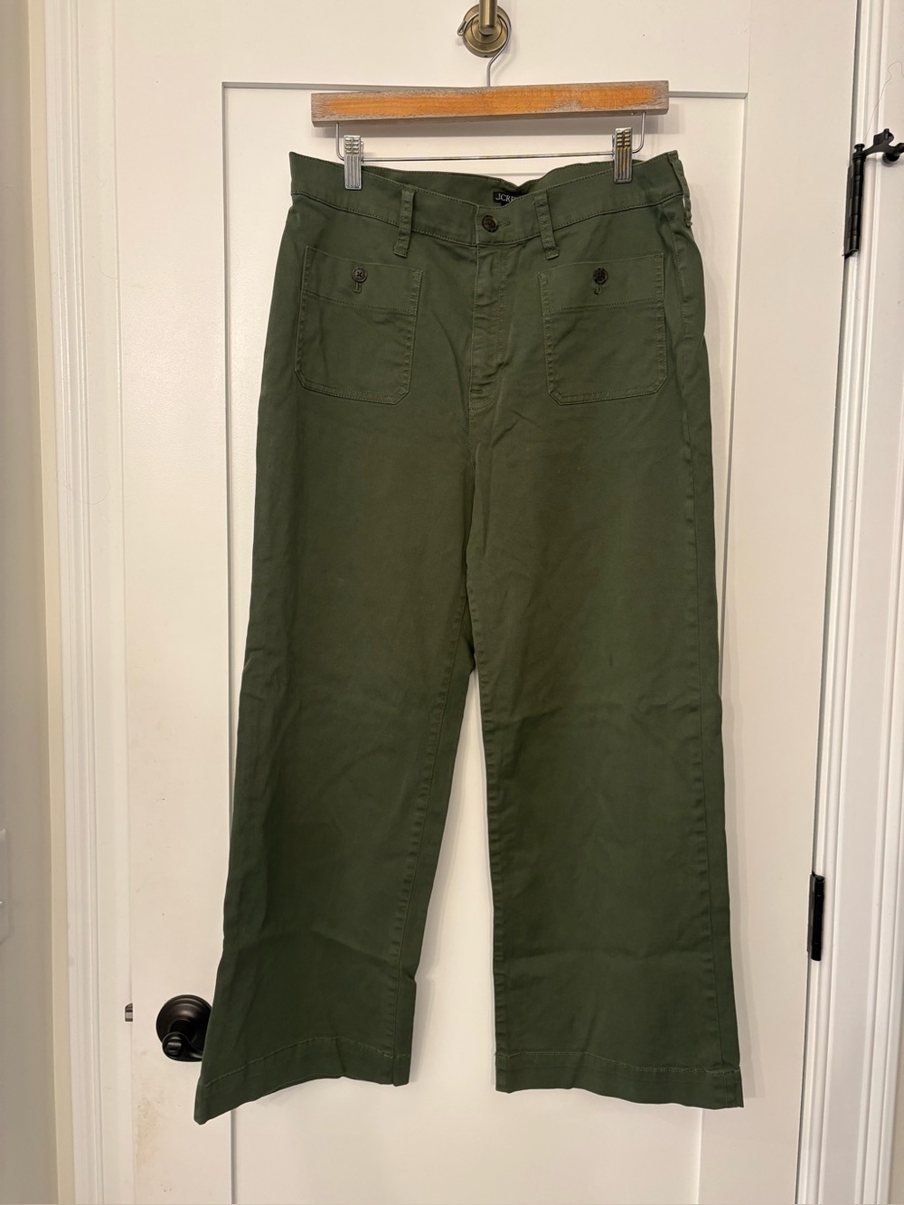 J Crew Sailor Slim Wide Leg Chino Pant size 32